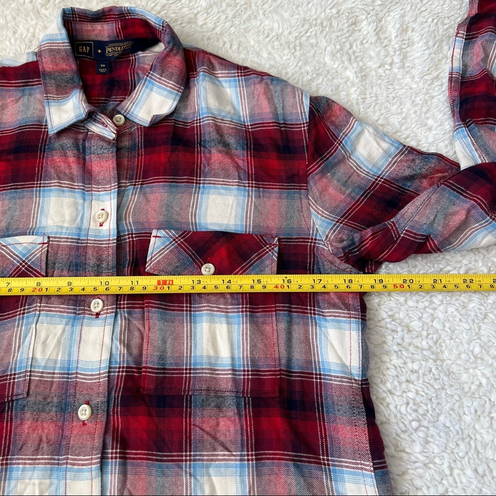 Gap + Pendleton Plaid Button Down Top - image 4